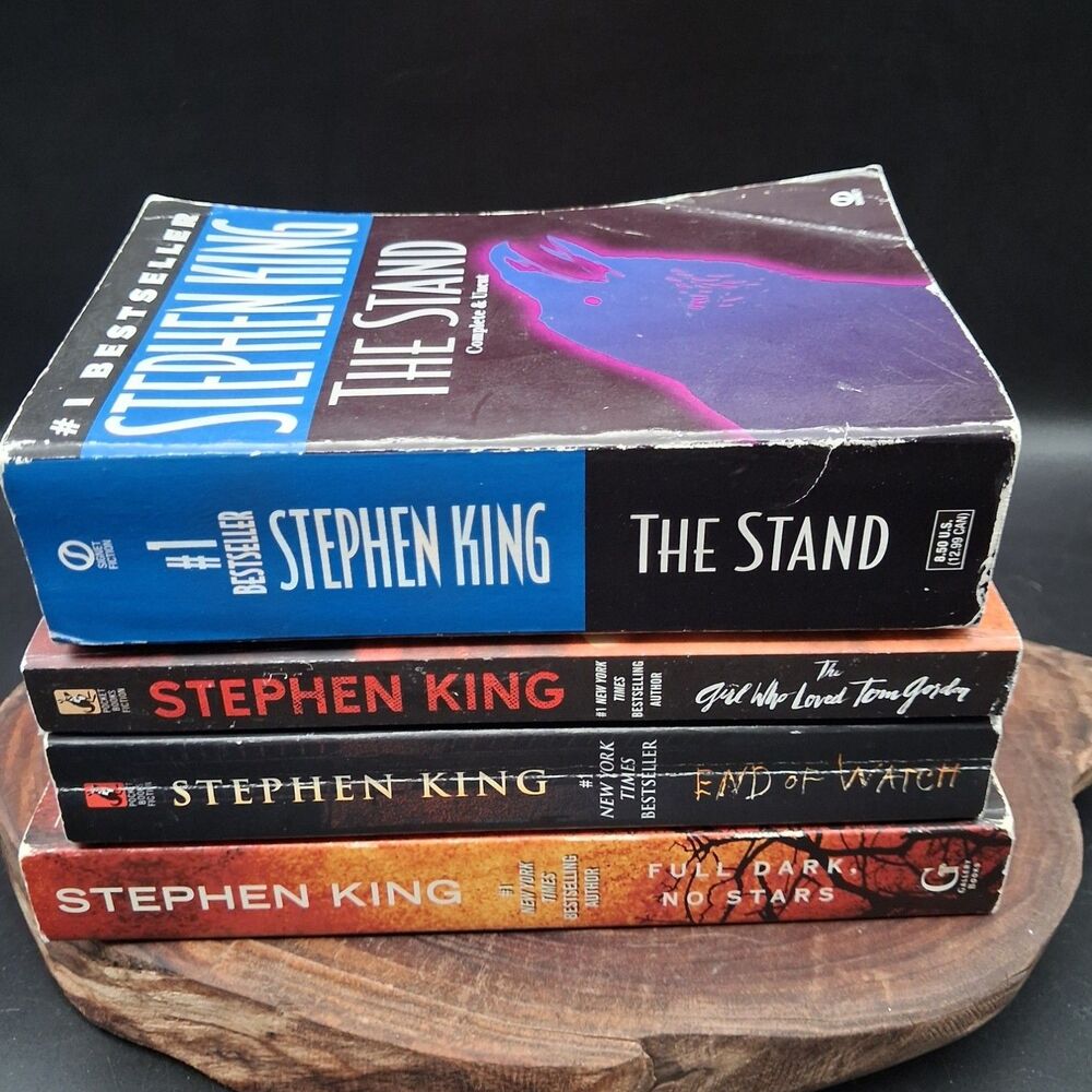 Stephen King Paperback Book Lot 4 The Stand End of Watch Full Dark No Stars Tom - Picture 10 of 12